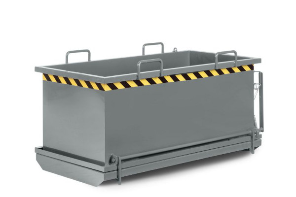 Conteneur à fond rabattable RR Industrietechnik type RKB-100 RAL 7005, 100100154