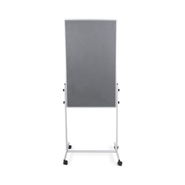 Flipchart Bi-Office Mobile Duo magnétique / feutre 150x120cm, EA1226075