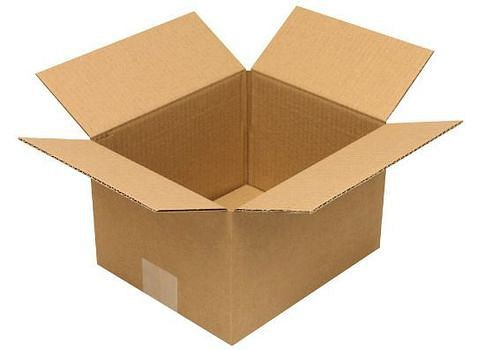 Boîte pliante en carton ondulé TransPak 1 paroi, dimensions intérieures 230 x 190 x 140 mm, format C5, qualité 1.20B, paquet de 50, 299225