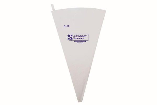 Poche à douille Schneider, 5-50 cm, "Standard" en bleu, soudée, 350175