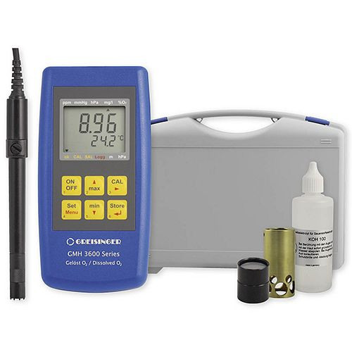 Greisinger GMH 3611-SET04 kit complet pour la mesure de l'oxygène, 474202