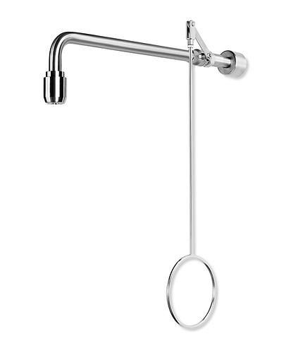 Douche de corps B-SAFETY, acier inoxydable, montage mural, encastré, BR 081095, DVGW, 305263