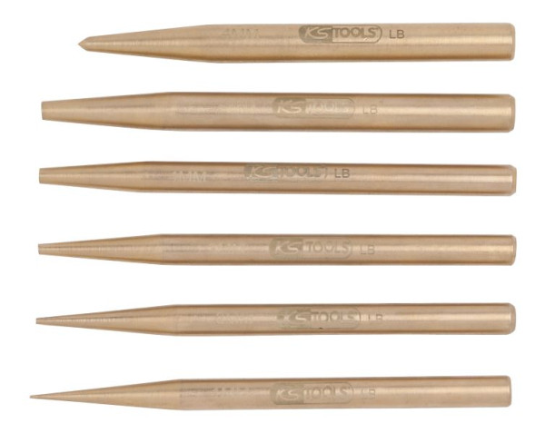 KS Tools BRONZEplus jeu de poinçons, 6 pièces, 963.2560