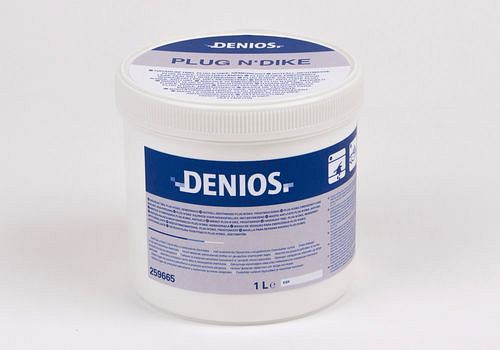 Mastic d'étanchéité à usage unique DENIOS, antigel, UE : 6 L, 259-665