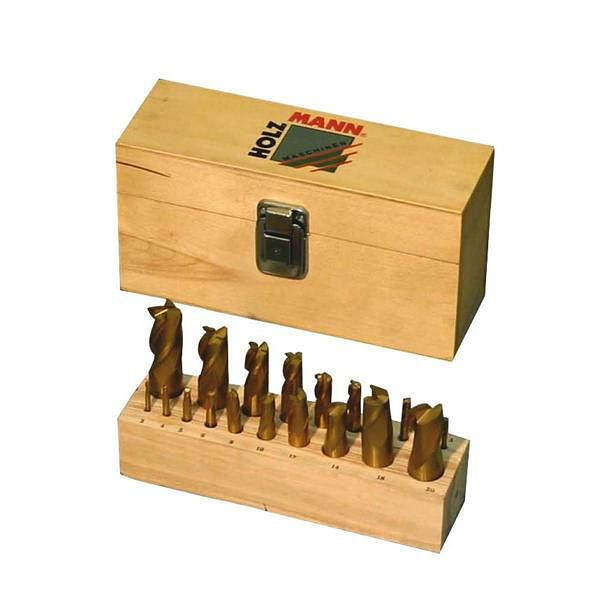 Jeu de fraises à doigts Holzmann 20 pièces, FFS20