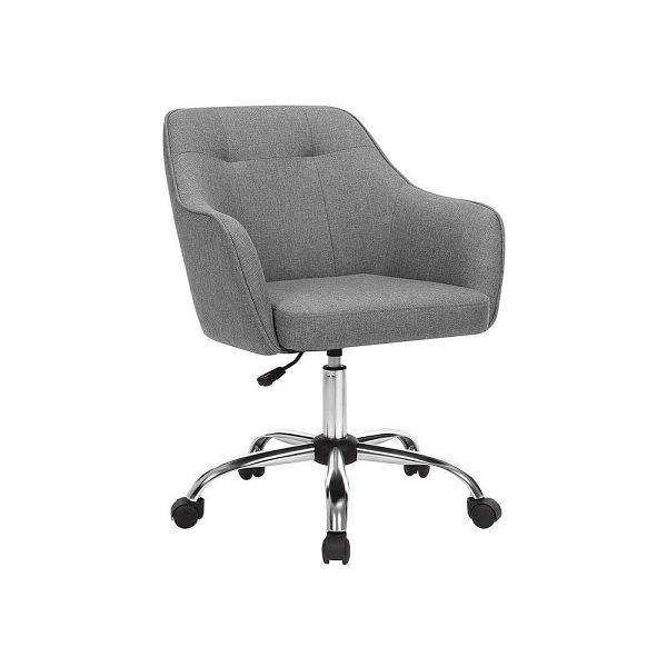 SONGMICS chaise de bureau gris, 65x69x(83-93) cm, OBG019G01