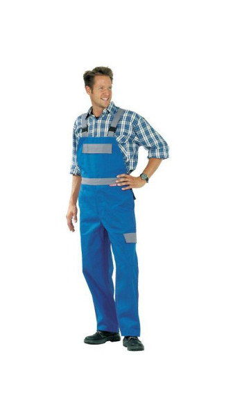 Salopette Planam Major Protect, bleu bleuet/gris, taille 58, 5230058