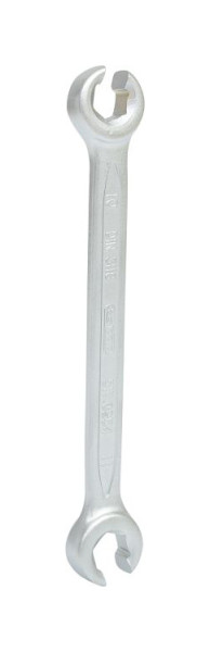 KS Tools Clé à anneau double ouverte, coudée, 10x11mm, 517.0254