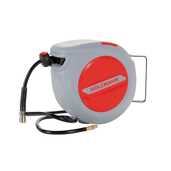 Enrouleur de tuyau d'air comprimé Holzmann 15 m, LSR15AIR