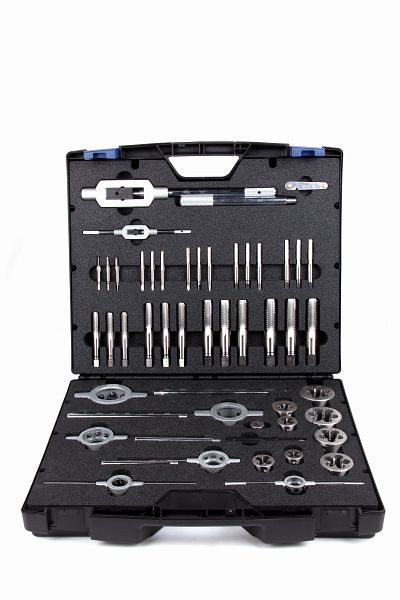 Assortiment de filetage GSR 46 pièces unifiées nationales grossières UNC 1/4" - 1" en HSSG, 08333150