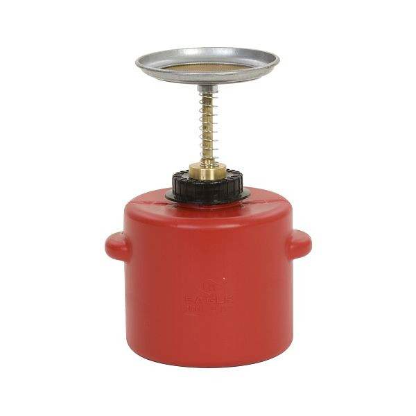 Eagle Poly Piston Bidon P71, Rouge, 13,4 cm x 13,4 cm, ECNP7110RD