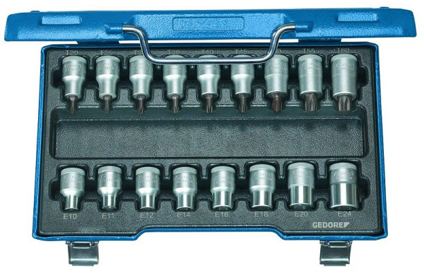 GEDORE jeu de tournevis 1/2" 17 pièces, 6129520