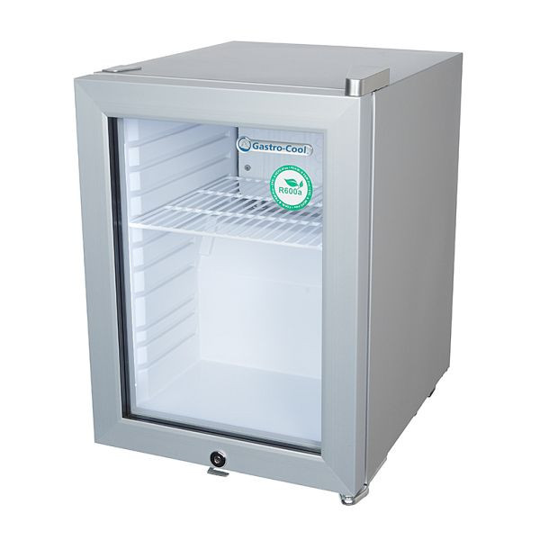 Mini réfrigérateur Gastro-Cool pour station-service - cube de refroidissement - argent - GCKW25, 247401