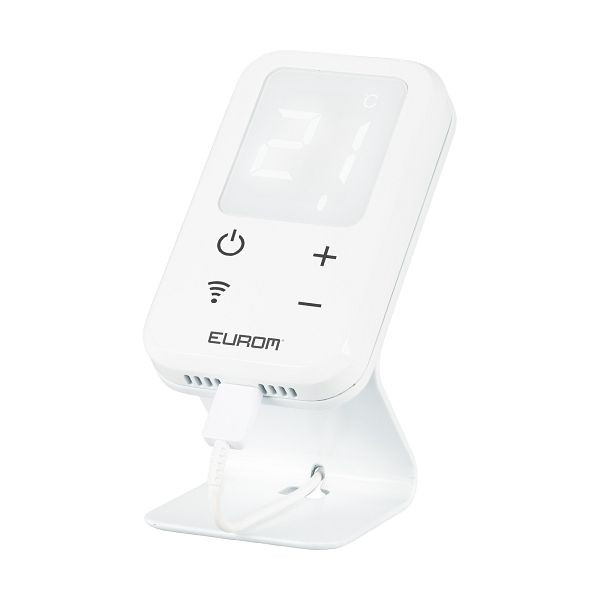 Thermostat WiFi Eurom - USB C, qualité supérieure, intelligent, 365788