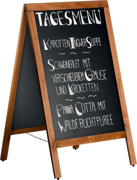 Tableau de menu / tableau noir Saro modèle IVAR, 399-2055