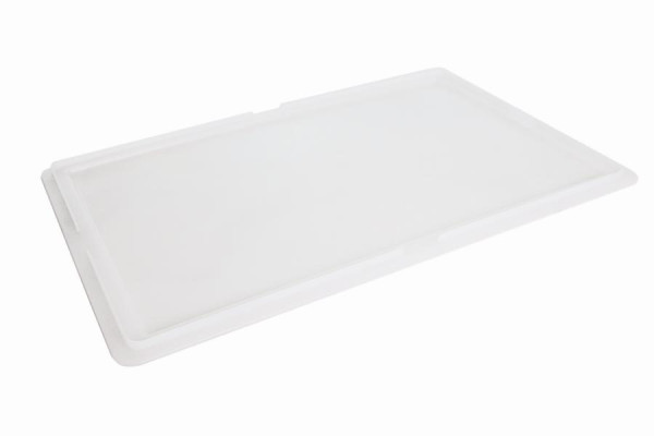 Couvercle Schneider pour bac à pâte 60x40 cm, matériau : polyéthylène, blanc, 202171