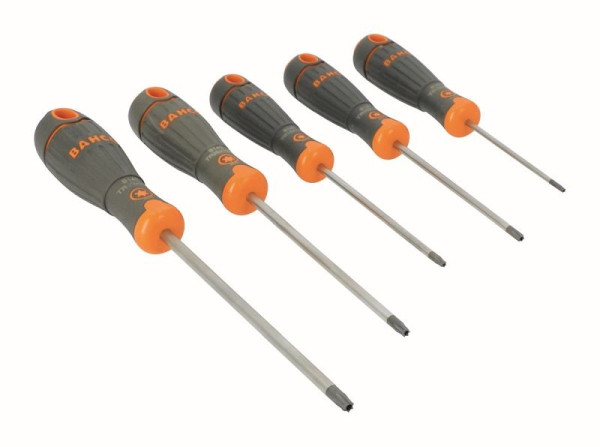 Jeu de tournevis Bahco, BahcoFit, 5 pièces, Torx avec goupille de verrouillage, B219.035