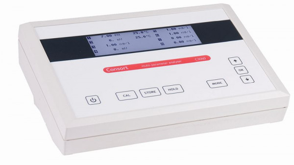 Consort C3062 - Compteur 8 canaux PH / EC / TDS / SAL / RES / IONEN / O2 / ORP, C3062