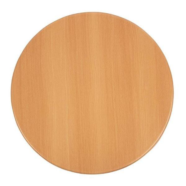 Plateau rond boléro en bois de hêtre 60cm, GG642