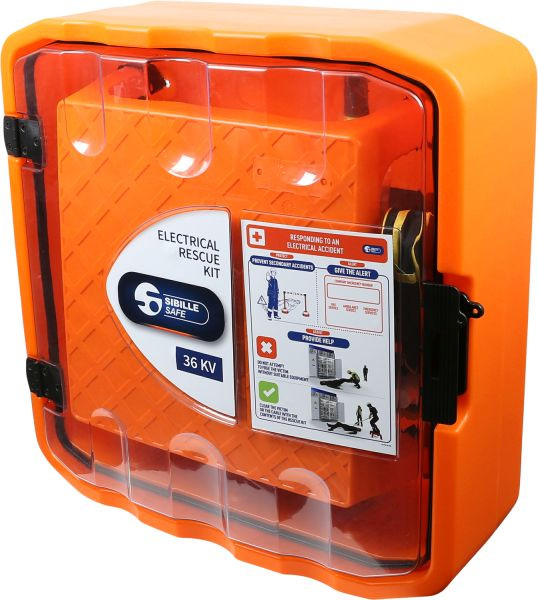 Kit de sauvetage KS Tools pour max. 36 kV, 9 pièces, 117.0121
