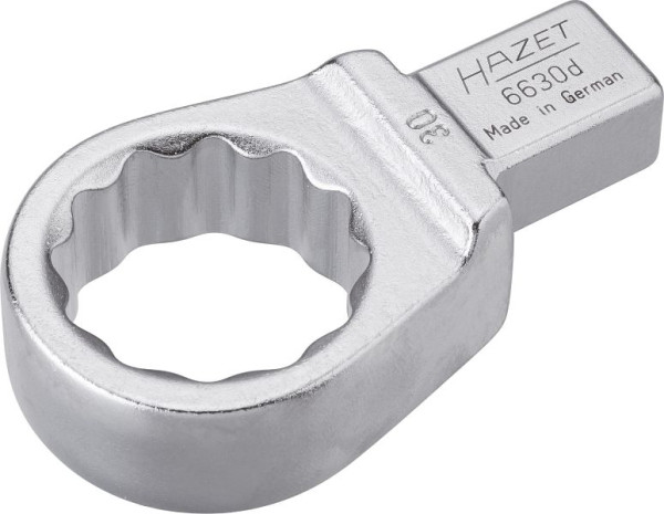 Clé polygonale à insert Hazet, insert carré 14 x 18 mm, profil de traction double hexagonal externe, 30 mm, 6630D-30