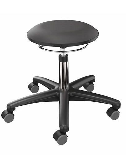 Tabouret de travail Dauphin simili cuir, 266953