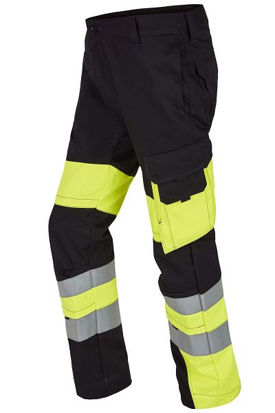 Pantalon ROFA 2354, taille 90, couleur 487-anthracite-jaune lumineux, 2652354-487-90