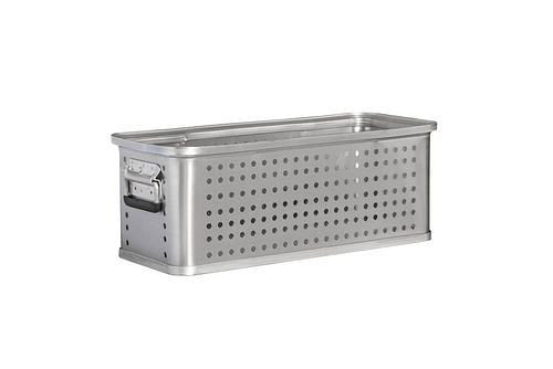 Boîte de transport DENIOS en aluminium, sans couvercle, taille 5-0, 305138