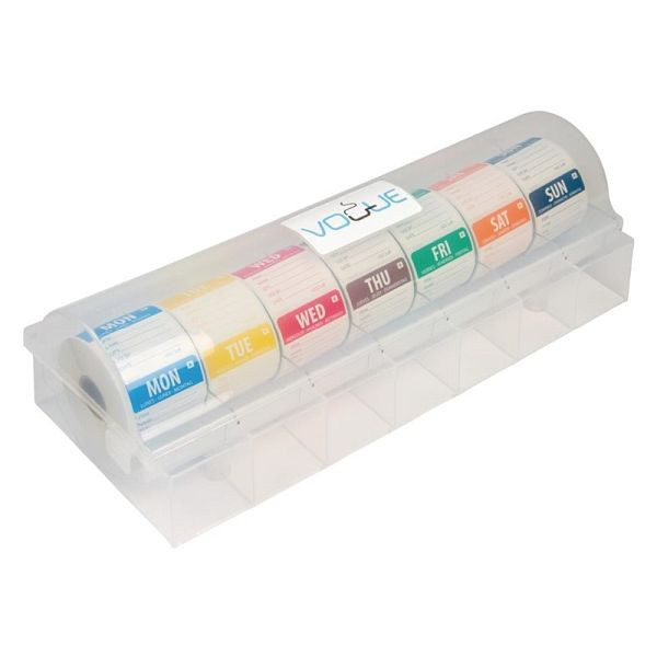 Ensemble d'étiquettes Vogue soluble 5cm avec distributeur, GH475