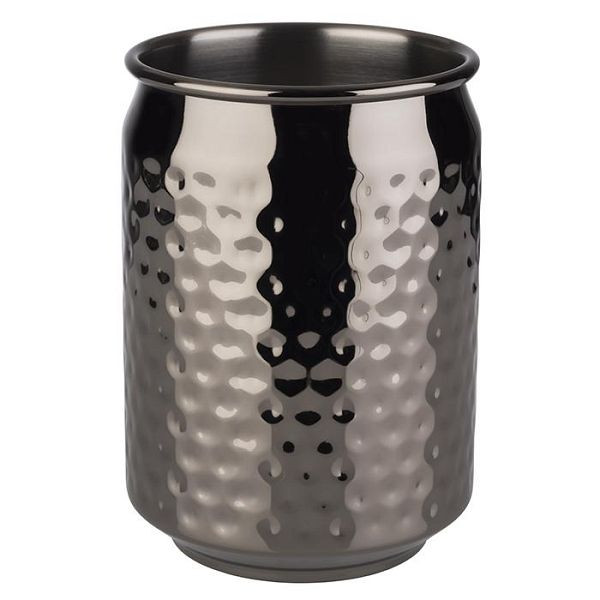 Mug APS -COOL-, Ø 7,5 cm, hauteur : 10,5 cm, acier inoxydable 18/8, aspect bronze, surface martelée, volume : 0,35 litre, 93372