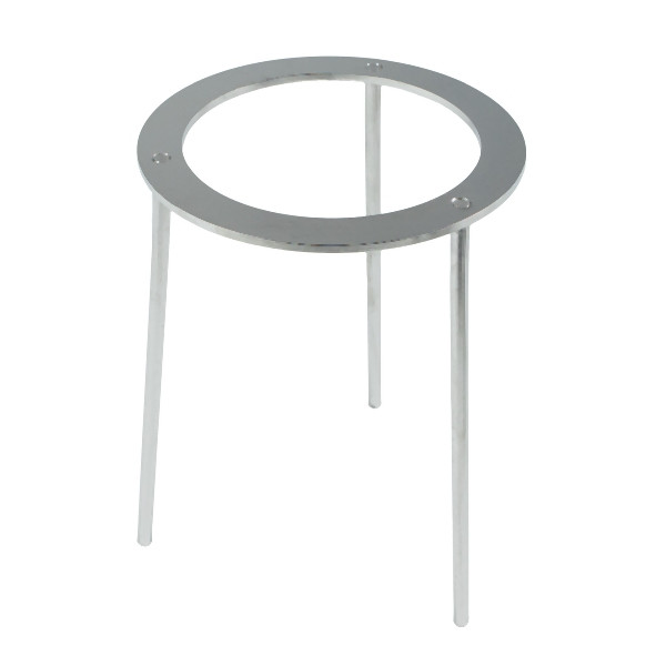 Trépied JUCHHEIM, hauteur 220 mm, diamètre intérieur 140 mm, acier inoxydable, 00802 E