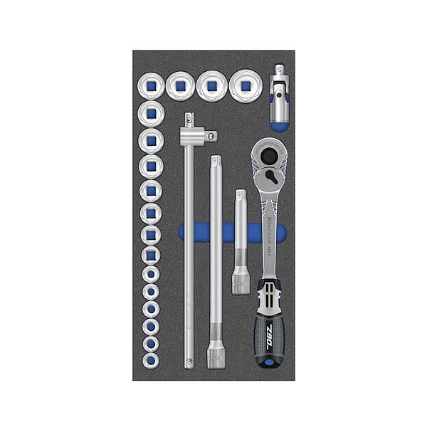 Module d'outils MATADOR : clé à douille 12,5 (1/2), 1/3 : 390 x 193 mm, poids : 3150 g, 8164 1401