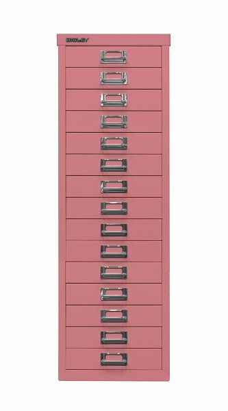 Bisley MultiDrawer ™, série 39, A4, 15 tiroirs, rose, L3915601
