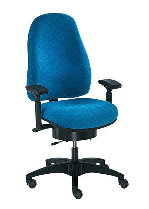 SITWELL LADY SITWELL, bleu, chaise de bureau sans accoudoirs, PM-67.100-M-80-106-00-44-10
