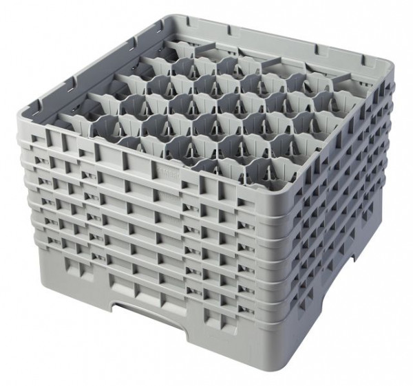 Panier de lavage Cambro 30 compartiments Camrack® 29,8 cm, gris doux, paquet de 2, 30S1114151