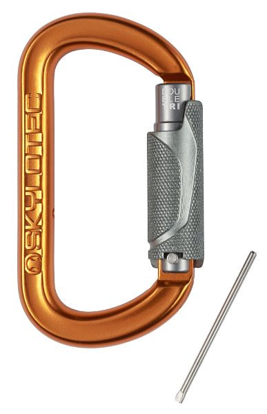 Mousqueton Skylotec Trilock, broche imperdable DOUBLE-O TRI CAP, H-190-01