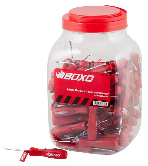 Tournevis clip sac Boxo, UE : 100 pièces, BXC-025