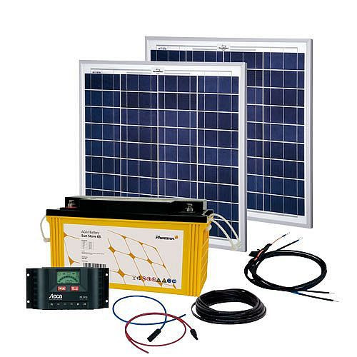 Kit de production d'énergie Phaesun Solar Rise 100W/12V, 600078