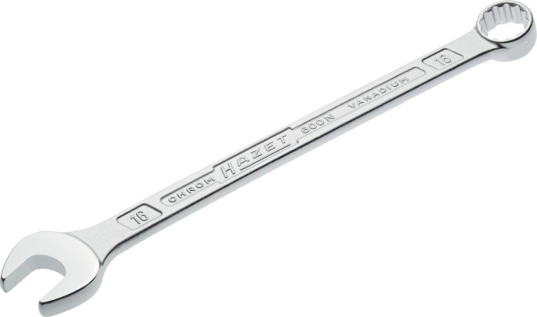 Clé mixte Hazet, profil de traction extérieur double hexagonal, 16 mm, 600N-16