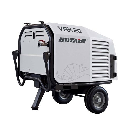 Compresseur mobile de chantier ELMAG, ROTAIR VRK 200 - 8 bar, 10318