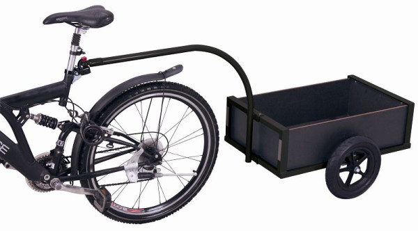 Remorque à vélo légère VARIOfit, dimensions extérieures : 1 595 x 625 x 765 mm (LxPxH), essieux : pneumatiques, zu-1180/AG