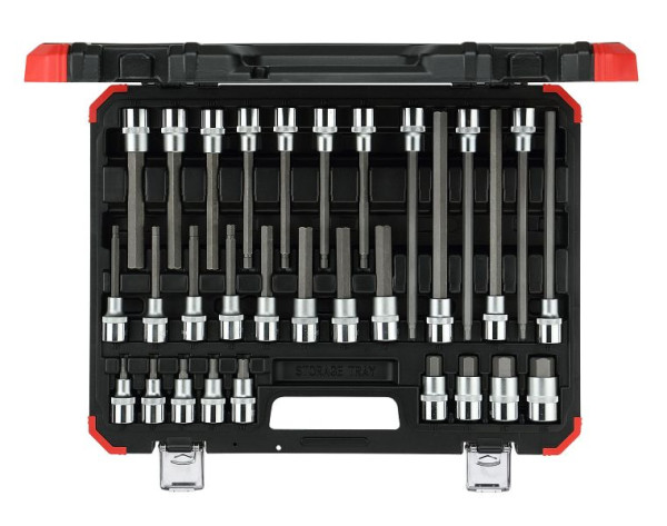 GEDORE embouts de tournevis rouges 1/2 hexagonaux 30 pièces, 3301573