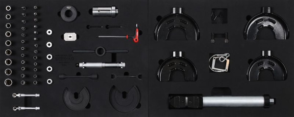 KS Tools MODULO jeu d'inserts système pour amortisseurs, 61 pièces, 440.9061