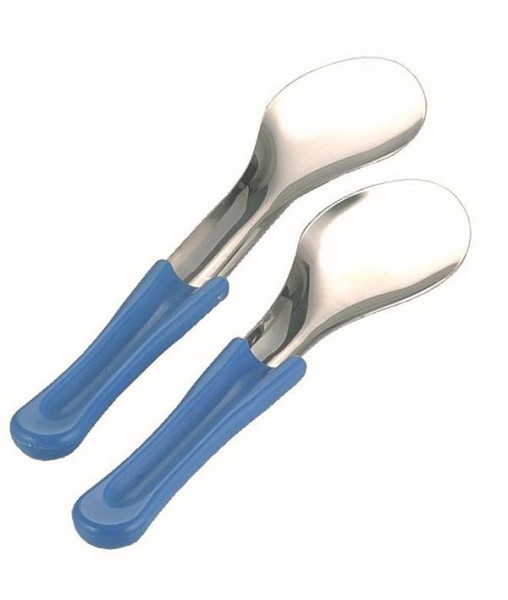 Spatule à glace Schneider grand modèle, 300 mm, avec manche en plastique bleu, 195110
