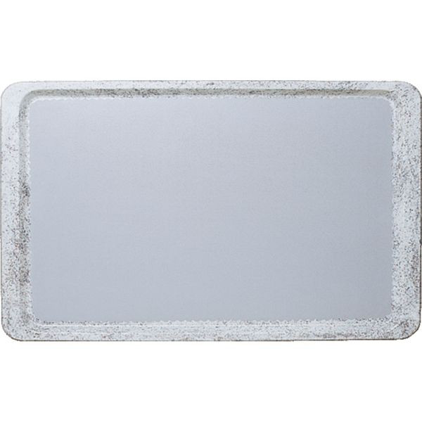 Bac en polyester Stalgast GN 1/1, renforcé de fibre de verre, avec surface en caoutchouc antidérapant, granit, BB2601011
