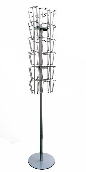 Twinco 5136 TWIN AGENDA support de sol A6, 36 compartiments, argent, 5136-8