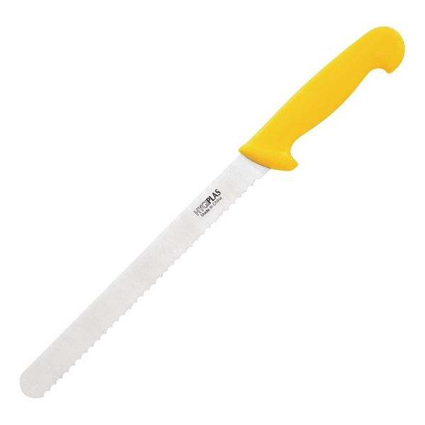 Couteau à viande Hygiplas 25cm jaune, C810