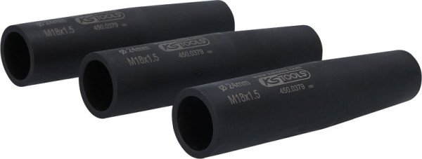 Jeu de centrage de boulons de roue et de douilles de protection KS Tools, M18x1,5, Ø24,0 mm, 450.0373