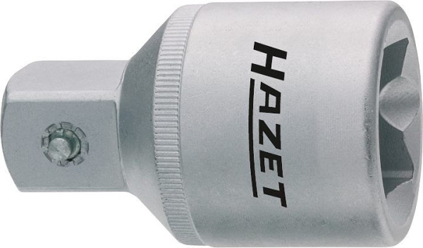Réducteur Hazet, carré creux 25 mm (1 pouce), carré plein 20 mm (3/4 pouce), norme : DIN 3123, ISO 3316, 1158-2
