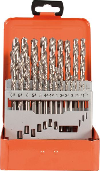 Cassette de forage Projahn HSS-G TURBO 24 pièces 1-10,5 / 0,5 mm, dimensions du trou de carottage : 3,3, 4,2, 6,8, 10,2, 60424